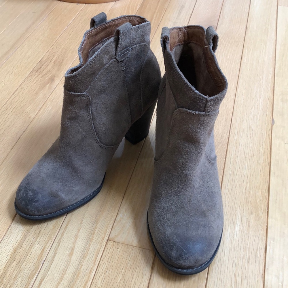 Clarks indigo booties
